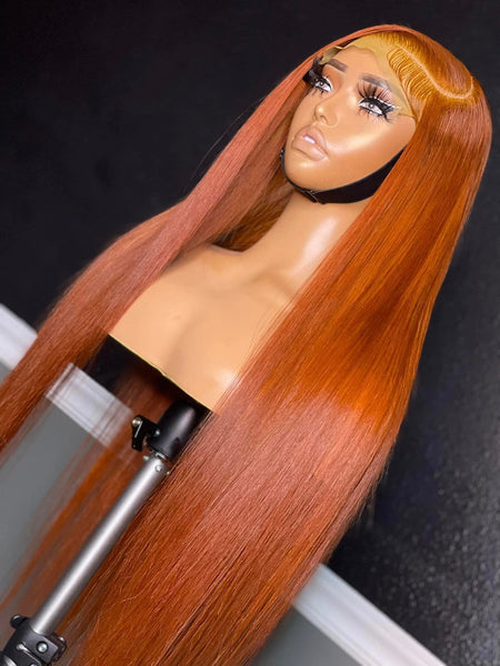 Ginger/Chocolate Straight Wig